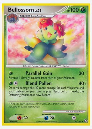 Bellossom — catalogusbeeld