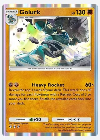 Golurk — catalogusbeeld