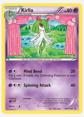 Kirlia — catalogusbeeld