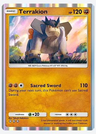 Terrakion — catalogusbeeld