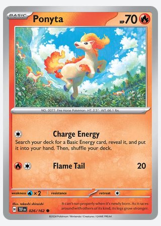 Ponyta — catalogusbeeld