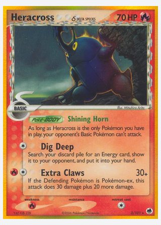 Heracross δ — catalogusbeeld