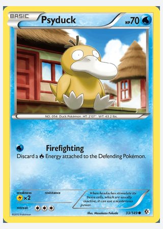 Psyduck — catalogusbeeld