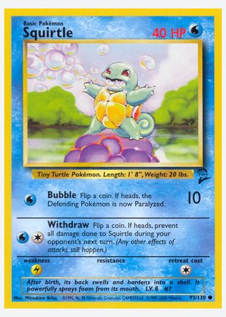 Squirtle — catalogusbeeld