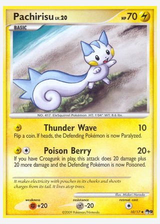 Pachirisu — catalogusbeeld