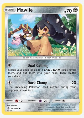Mawile — catalogusbeeld