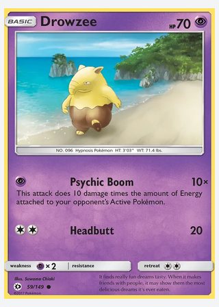 Drowzee — catalogusbeeld