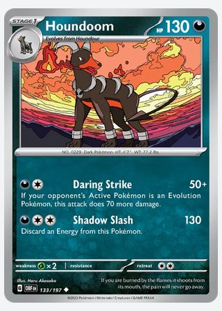 Houndoom — catalogusbeeld