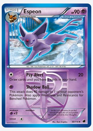 Espeon — catalogusbeeld