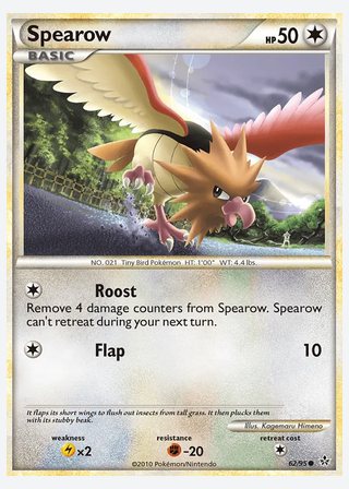 Spearow — catalogusbeeld