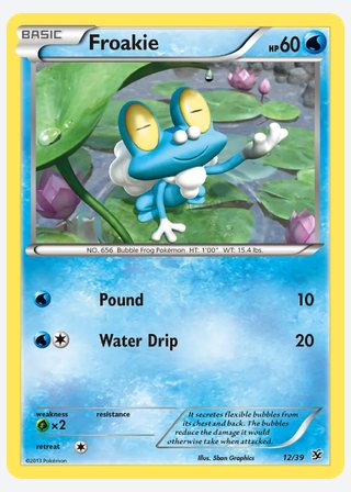 Froakie — catalogusbeeld
