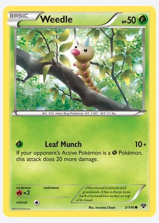 Weedle — catalogusbeeld