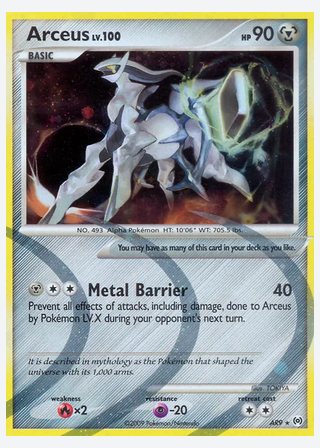 Arceus — catalogusbeeld