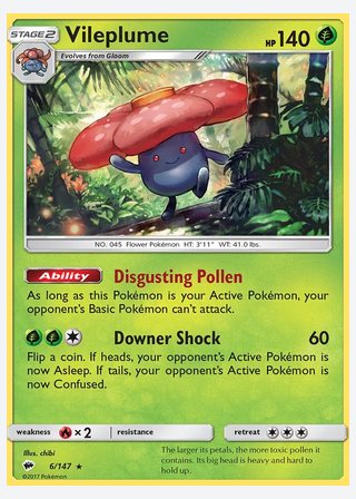 Vileplume — catalogusbeeld