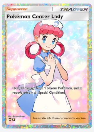 Pokémon Center Lady — catalogusbeeld