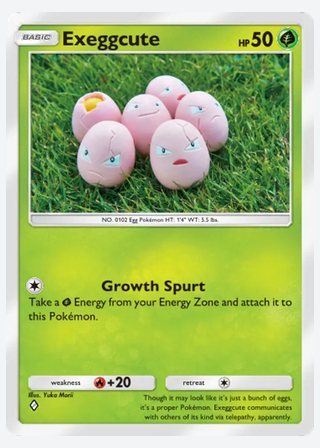 Exeggcute — catalogusbeeld