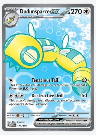 Dudunsparce ex — catalogusbeeld