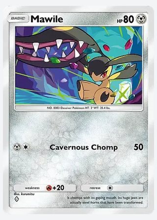 Mawile — catalogusbeeld