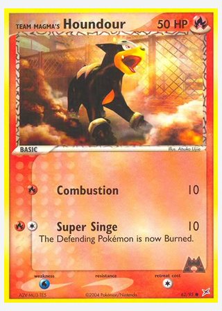 Team Magma's Houndour — catalogusbeeld