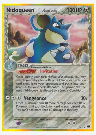 Nidoqueen δ — catalogusbeeld