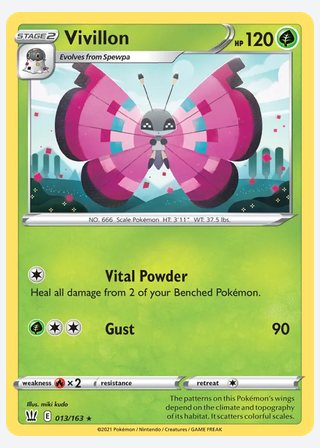 Vivillon — catalogusbeeld