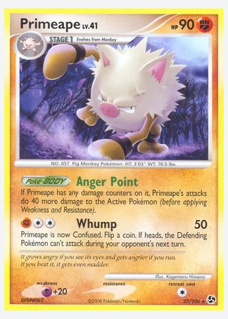 Primeape — catalogusbeeld