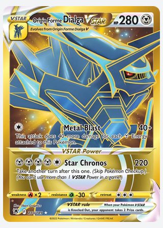 Origin Forme Dialga VSTAR — catalogusbeeld