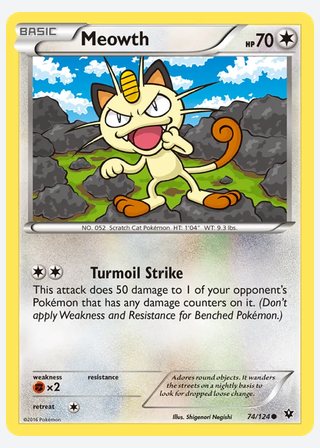 Meowth — catalogusbeeld