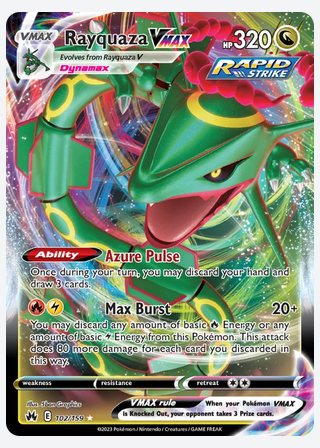 Rayquaza VMAX — catalogusbeeld