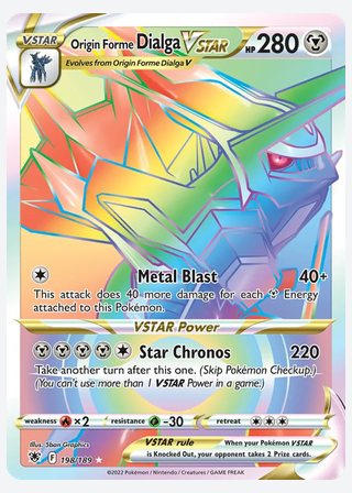 Origin Forme Dialga VSTAR — catalogusbeeld