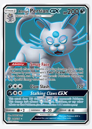 Alolan Persian GX — catalogusbeeld