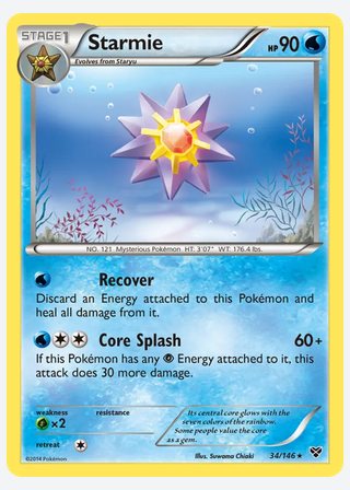 Starmie — catalogusbeeld