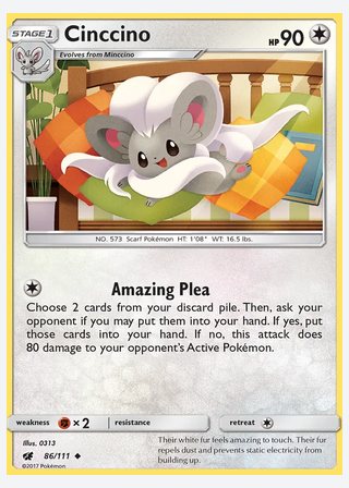 Cinccino — catalogusbeeld