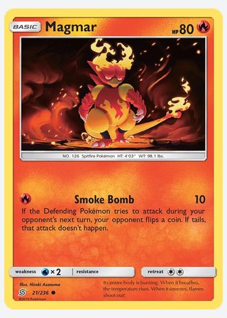 Magmar — catalogusbeeld