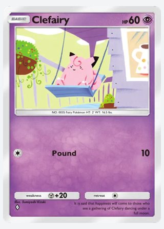 Clefairy — catalogusbeeld