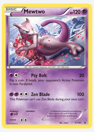 Mewtwo — catalogusbeeld