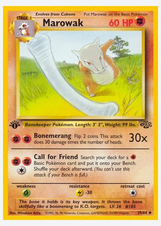 Marowak — catalogusbeeld