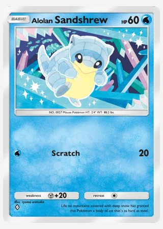Alolan Sandshrew — catalogusbeeld
