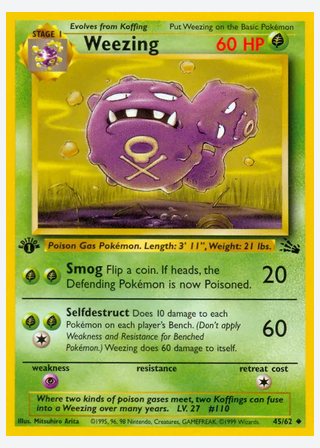 Weezing — catalogusbeeld