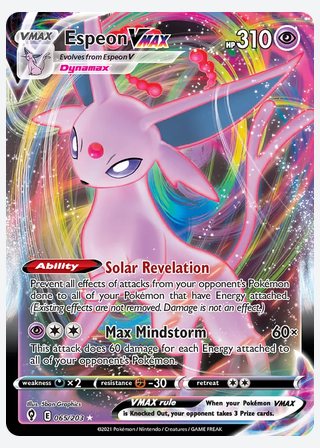 Espeon VMAX — catalogusbeeld