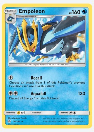 Empoleon — catalogusbeeld