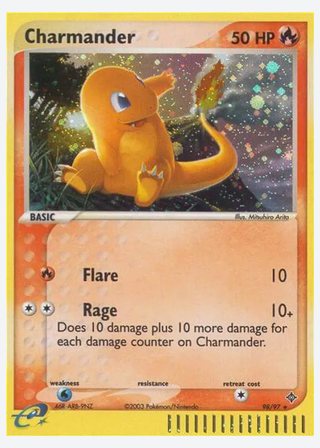Charmander — catalogusbeeld