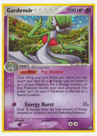 Gardevoir — catalogusbeeld