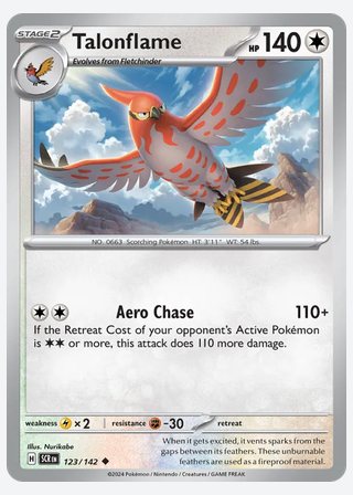 Talonflame — catalogusbeeld