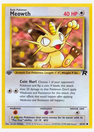 Meowth — catalogusbeeld