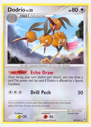 Dodrio — catalogusbeeld
