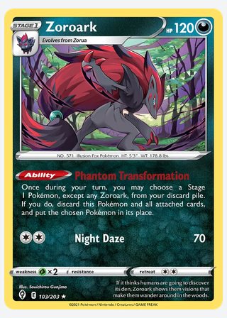 Zoroark — catalogusbeeld