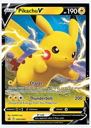 Pikachu V — catalogusbeeld