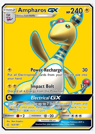 Ampharos GX — catalogusbeeld