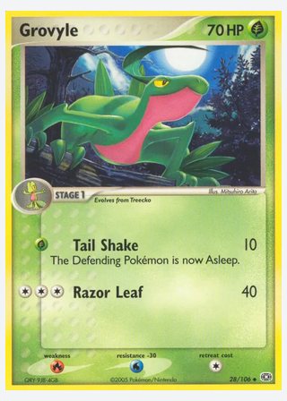 Grovyle — catalogusbeeld